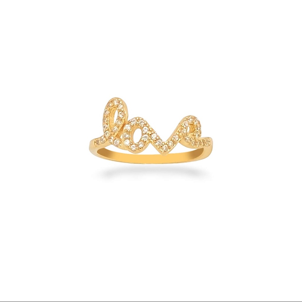 18K Gold Plated Sterling Silver Ring